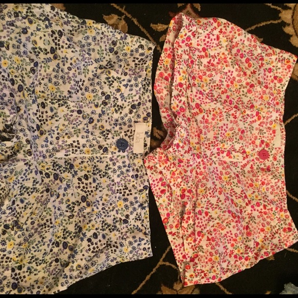BCBG linen shorts