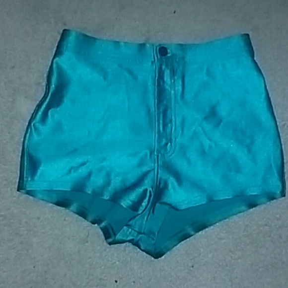 Turquois Disco Shorts