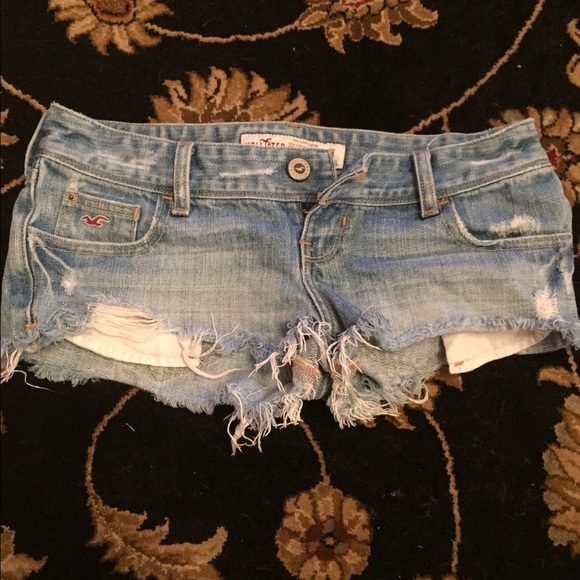 hollister jean shorts