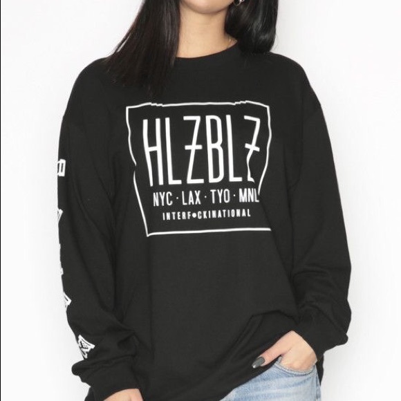 HLZBLZ Long Sleeve Graphic Shirt Black