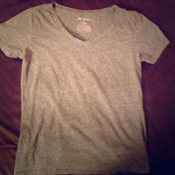 Grey v-neck.
