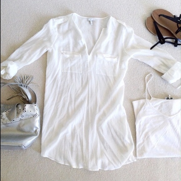 **SOLD** Joie Gauze Beach Tunic - XS