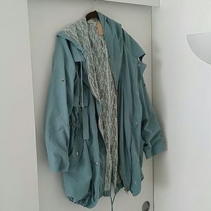 Teal/Green Jacket by ELF SACK