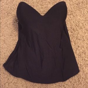 VIctorias Secret black sleek bustier