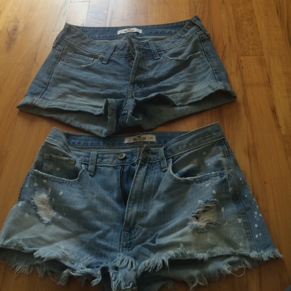 Hollister high waisted shorts