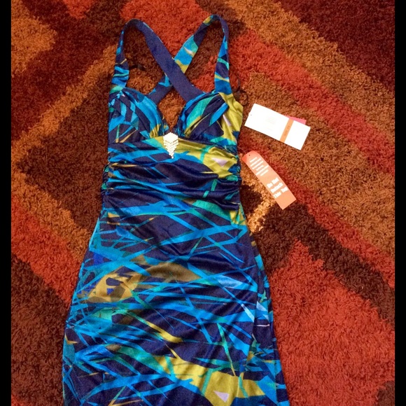 ๐  Blue Topical Prom/ Wedding Dress๐  - Picture 2 of 4