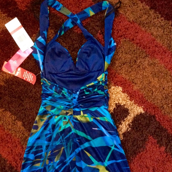 ๐  Blue Topical Prom/ Wedding Dress๐  - Picture 4 of 4