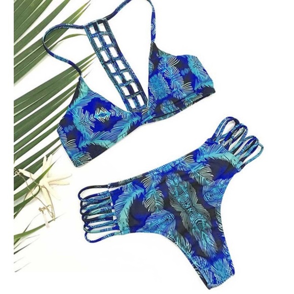 Blue Bikini Set
