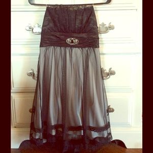 NWT Black and grey cocktail dress