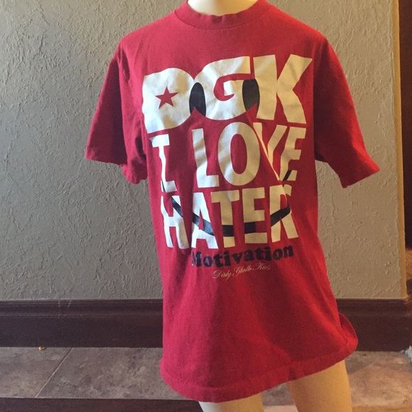 Red DGK screen print tee