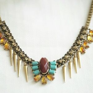 Lucky brand Tribal Collar Necklace red Turquoise s