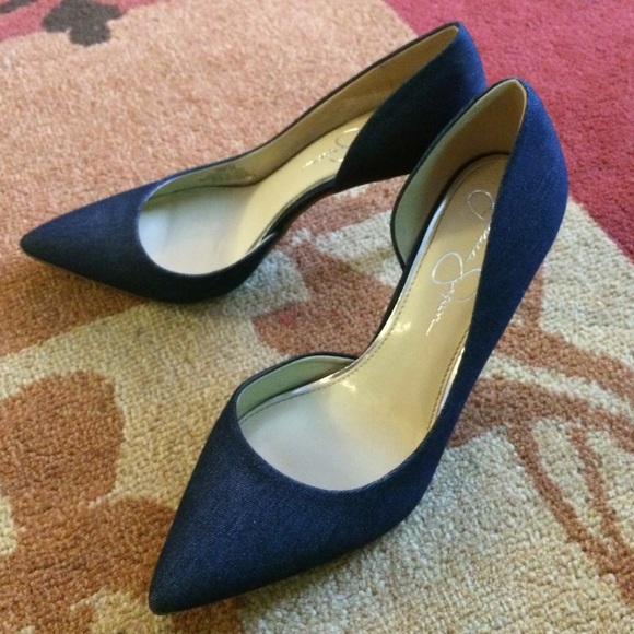 Navy Blue pumps Jessica Simpson