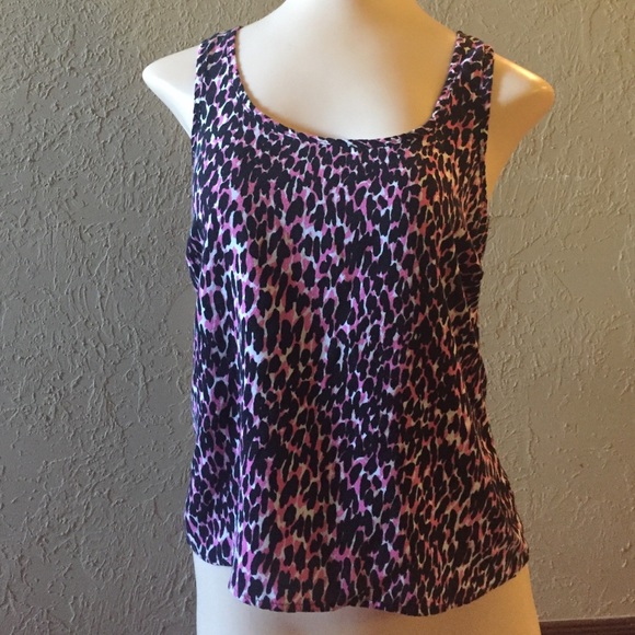 Cheetah print tank top
