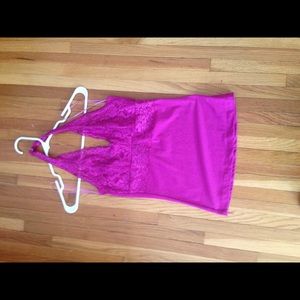 Halter with lace top☀️