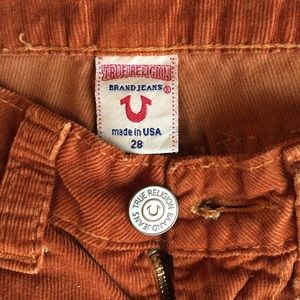 True Religion Corduroys / Cords Size 28