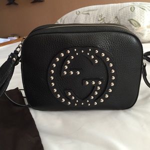 🚫Trade🚫 soho studded leather Gucci bag