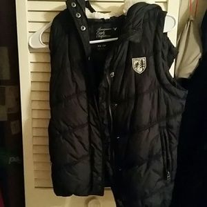 Puffy American Eagle vest!