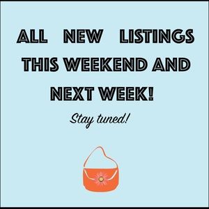New Listings This Weekend and Next Week!