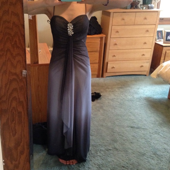 Floor length prom dress
