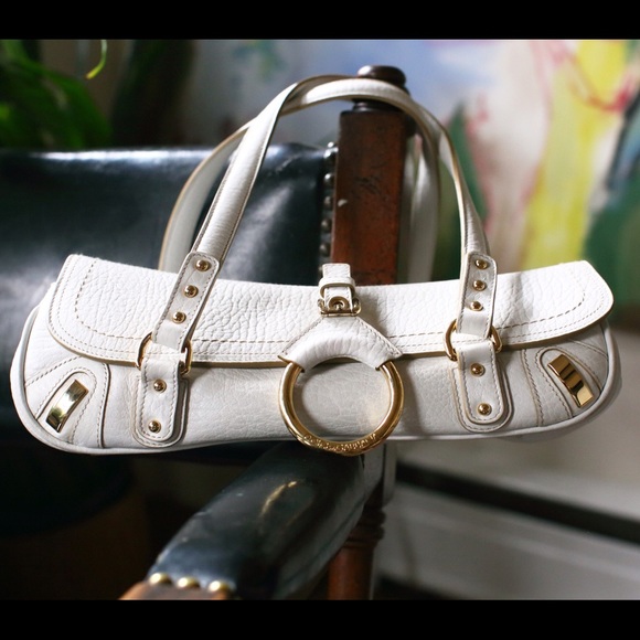 Dolce & Gabbana small saddle style bag.