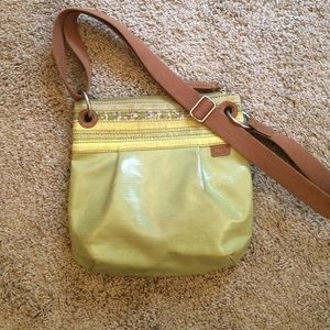 Green Floral Fossil Purse