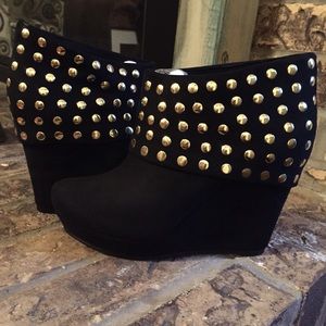 Studded booties