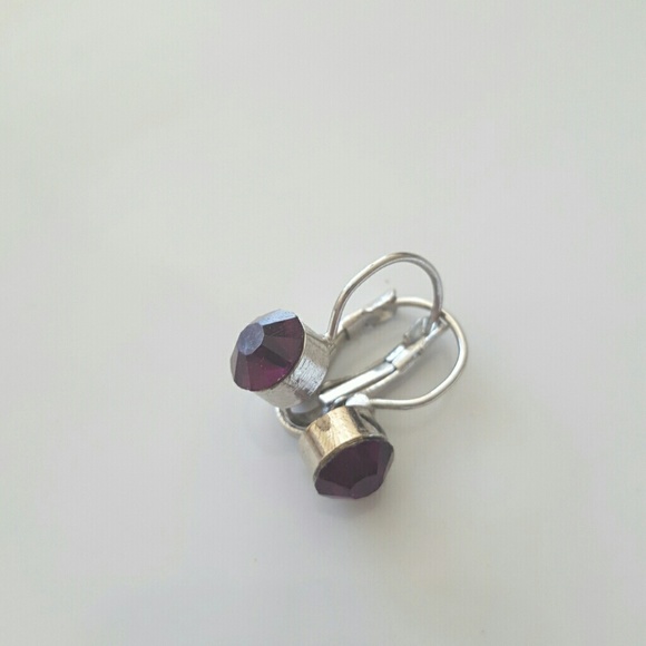 Cute purple earrings