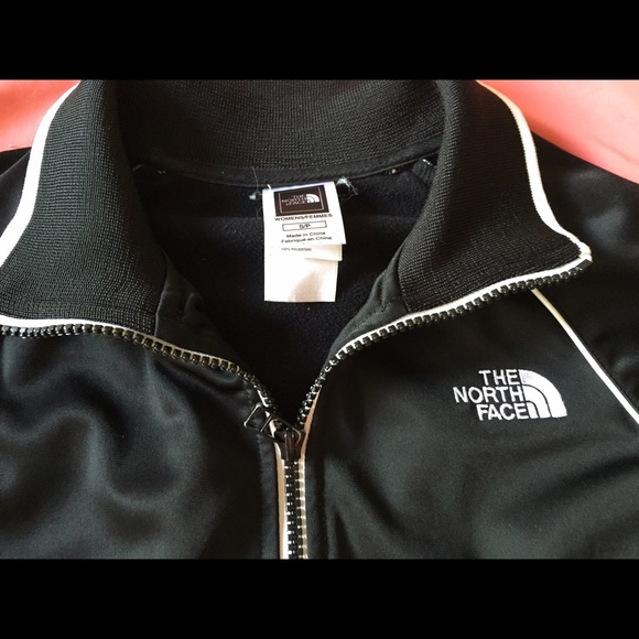 Blk/wht piping sweat jacket