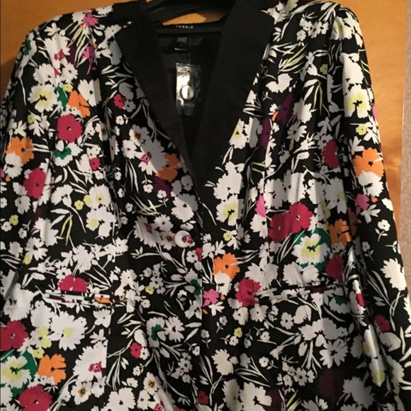 Torrid Spring Floral Blazer