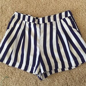 High waisted dress shorts