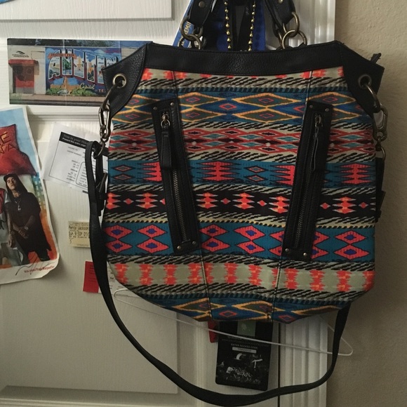 Tribal Print satchel/ hand bag