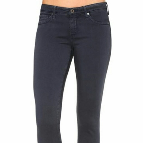 AG Sateen Stilt Sulfur Meteorite Jeans size 25R