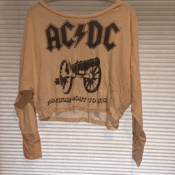 Urban Outfitters | Tops | Ac Dc Crop Top | Poshmark