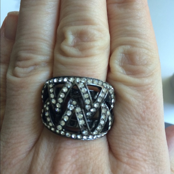 Rachel Zoe rhinestone cocktail ring