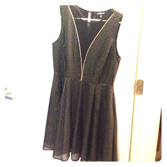 Black cocktail dress
