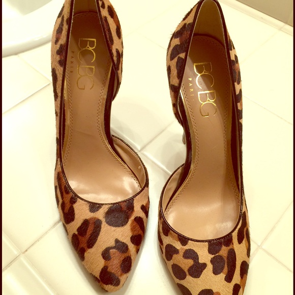 BCBG Leopard heels.