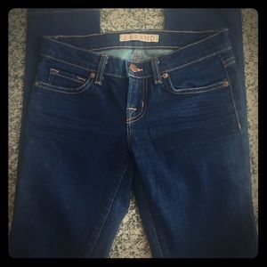 J BRAND jeans - straight leg dark wash