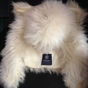 Anerican Eagle polar bear fur hat!