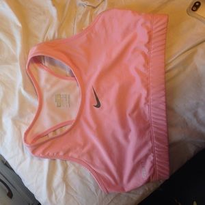 Nike light pink sports bra XL