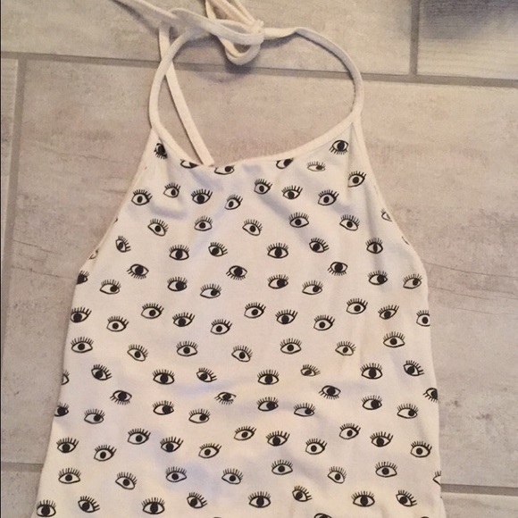 Eyeballin brandy Melville halter top