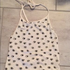 Eyeballin brandy Melville halter top