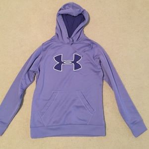 Purple under armour hoodie