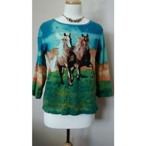 Bit and Bridle Horse Top