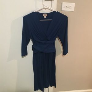 banana republic Issa faux wrap dress