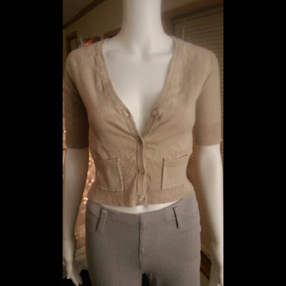 Tan Button Up