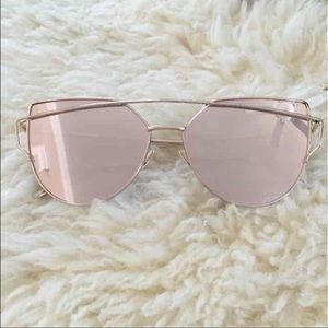 dior rose gold glasses