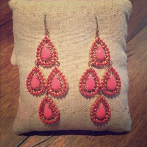 Stella & Dot pink Seychelles Chandeliers