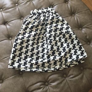 Houndstooth Circle Skirt