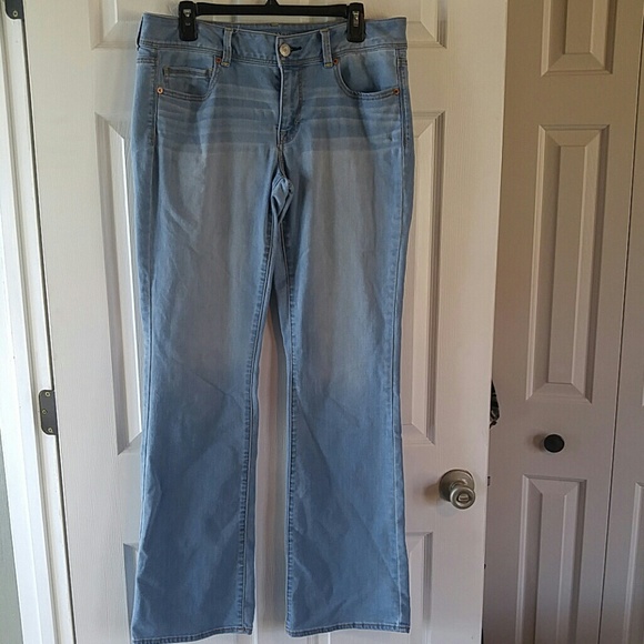 AE extra long size 14 kick boot jeans