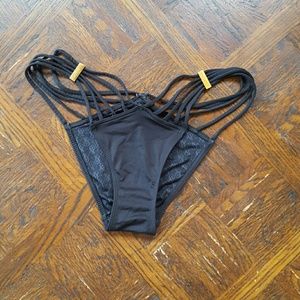 Sexy strappy bikini bottom